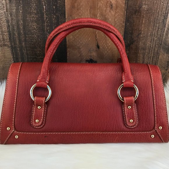 Dolce & Gabbana Cognac Pebbled Leather Satchel - Picture 4 of 16